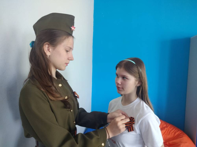 Стартовала всероссийская акция «Георгиевская ленточка»!.