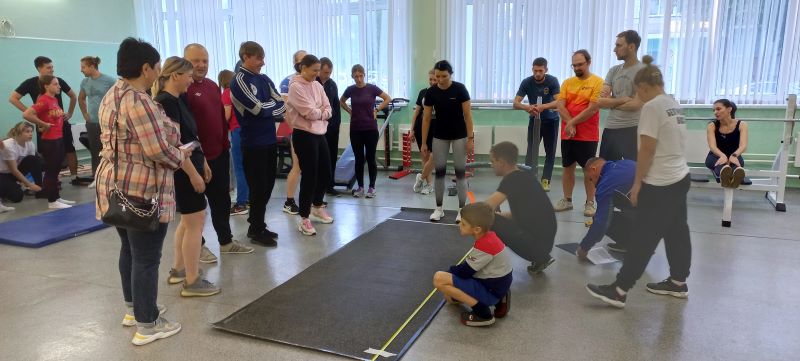 Участники  муниципального этапа сдачи норм ГТО.